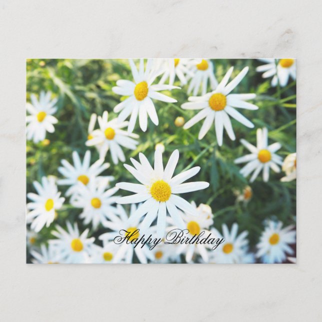 HAPPY BIRTHDAY POSTKARTE (Vorderseite)