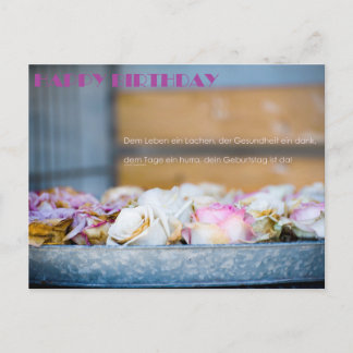 Happy Birthday Postkarte