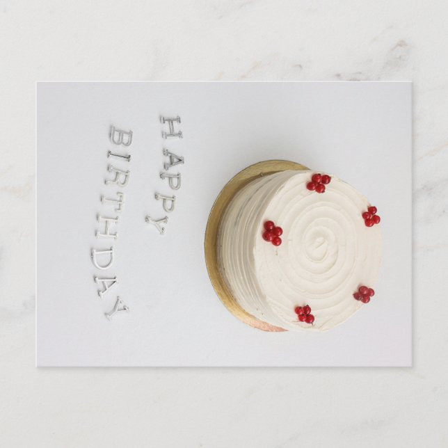 Happy Birthday Postkarte (Vorderseite)