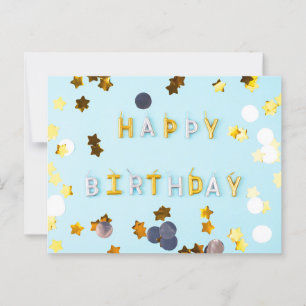 HAPPY BIRTHDAY POSTKARTE