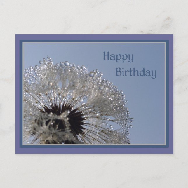 Happy Birthday Postkarte (Vorderseite)