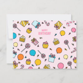 HAPPY BIRTHDAY POSTKARTE