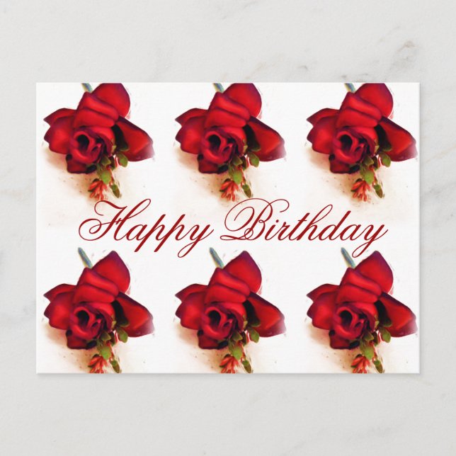 Happy Birthday_ Postkarte (Vorderseite)