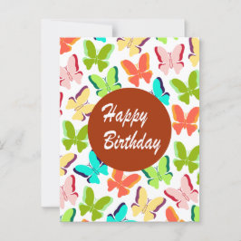 Happy Birthday Postkarte