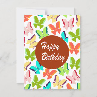 Happy Birthday Postkarte
