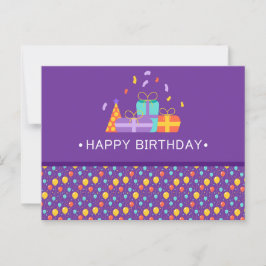 HAPPY BIRTHDAY POSTKARTE