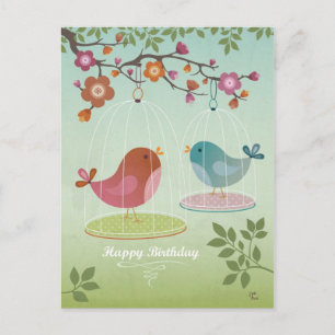 Happy Birthday Postkarte