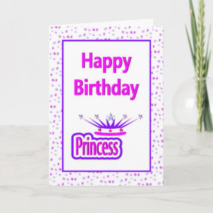 Happy Birthday Princess Card Karte