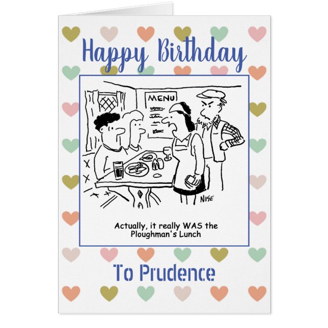Happy Birthday Pub Food Lover (Vorne)