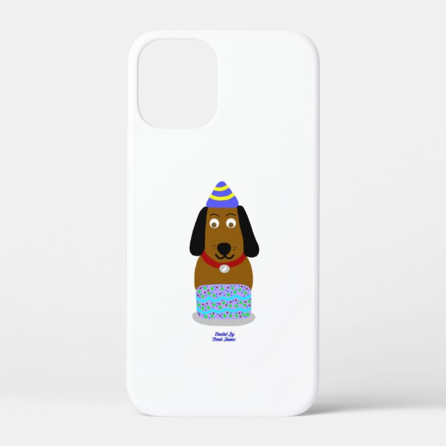 Happy Birthday Pup Apple iPhone 12 Mini-Fall Case-Mate iPhone Hülle (Rückseite)