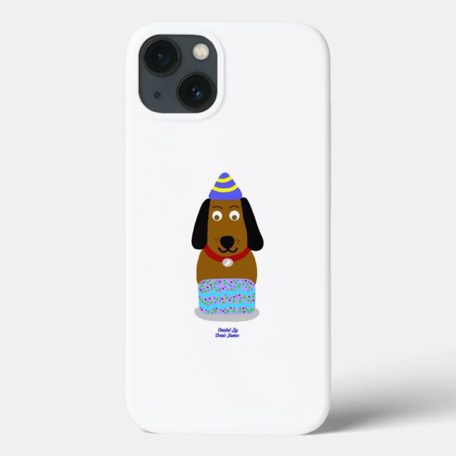 Happy Birthday Pup Apple iPhone 13 Fall Case-Mate iPhone Hülle (Rückseite)