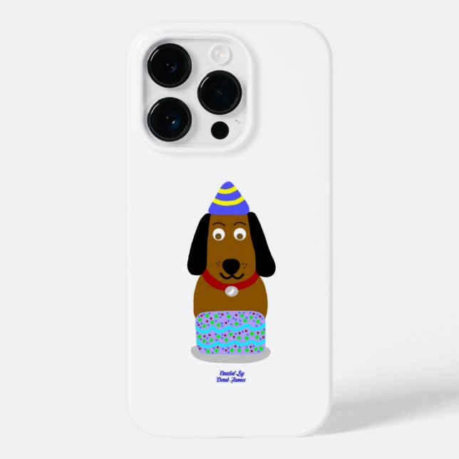 Happy Birthday Pup Apple iPhone 14 Pro Fall Case-Mate iPhone Hülle (Rückseite)