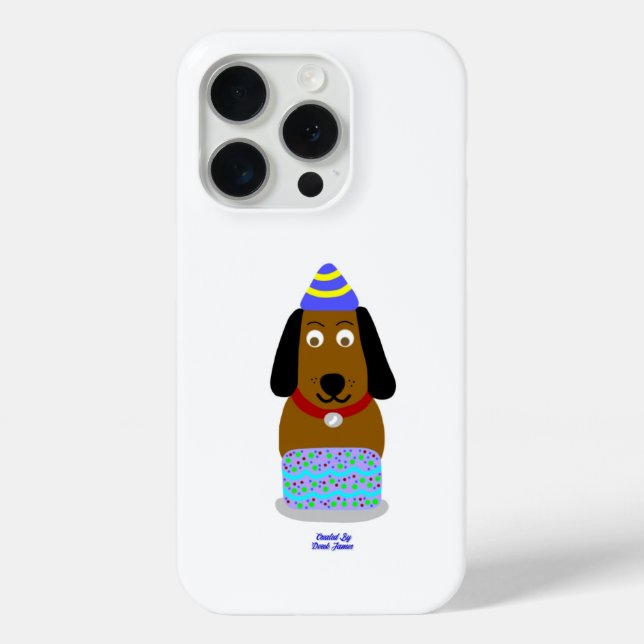 Happy Birthday Pup Apple iPhone 15 Pro Fall Case-Mate iPhone Hülle (Rückseite)