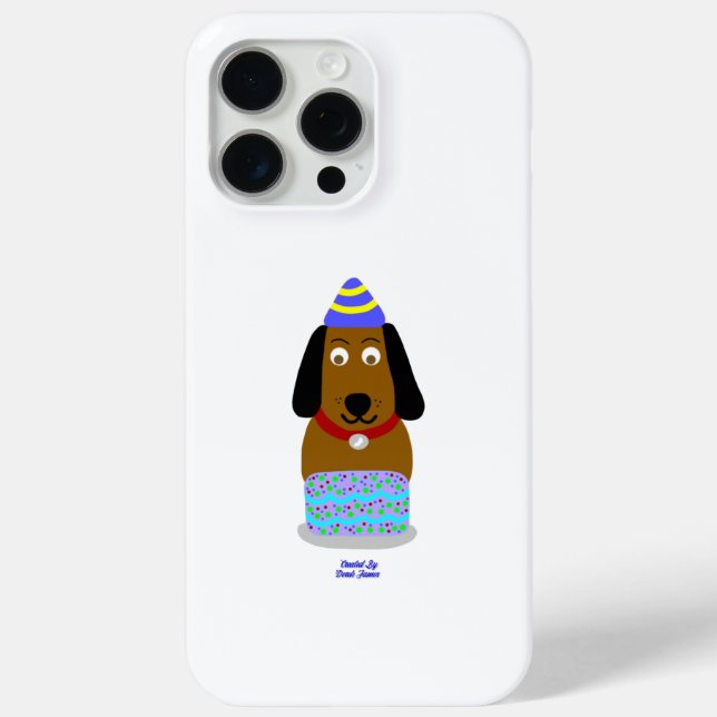 Happy Birthday Pup Apple iPhone 15 Pro Max Fall Case-Mate iPhone Hülle (Rückseite)