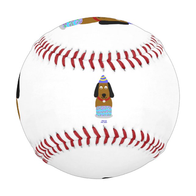 Happy Birthday Pup Baseball (Vorderseite)
