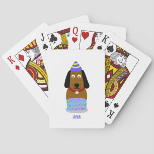 Happy Birthday Pup Classic Spielkarten
