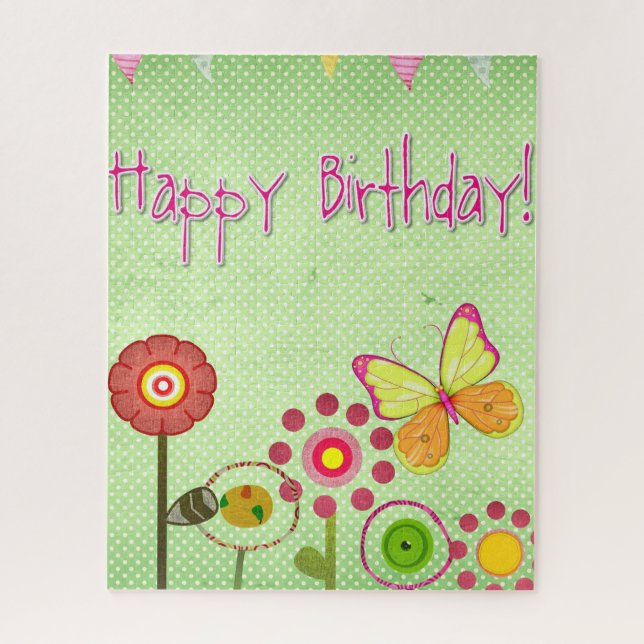 Happy Birthday Puzzle (Vertikal)