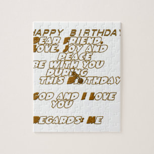 Happy Birthday Puzzle