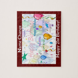 Happy Birthday Puzzle II (Personalisieren)