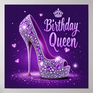 Happy Birthday Queen Poster