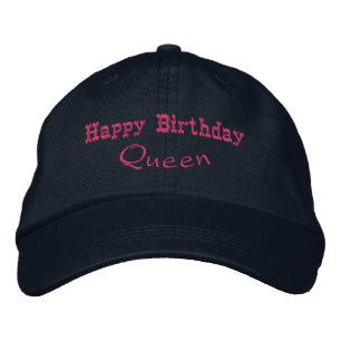 Happy Birthday Queen Printed Lovely Beautiful-Hat Bestickte Baseballkappe