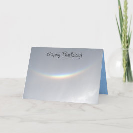 Happy Birthday Rare Face Rainbow Card Karte