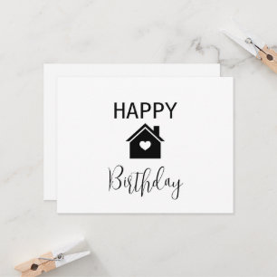 Happy Birthday Real Anwesen Karte