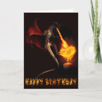 Happy Birthday Red Dragon Lover Feuer Herz