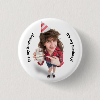 Happy Birthday Redneck Woman mit Moonshine Spaß Button