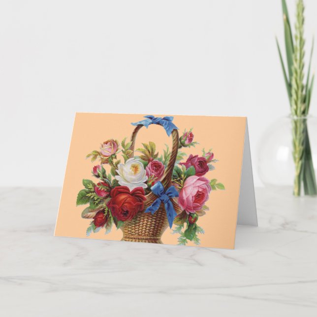 Happy Birthday Rose Karte (Vorderseite)