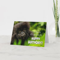 Happy Birthday | Säugling Gorilla