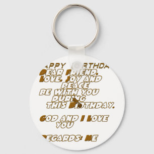 Happy Birthday Schlüsselanhänger