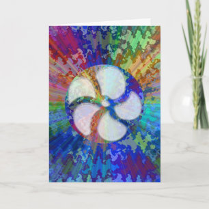 Happy Birthday - schön in Print Text Script Karte