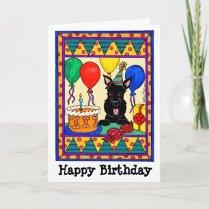 Happy Birthday Schotte Karte