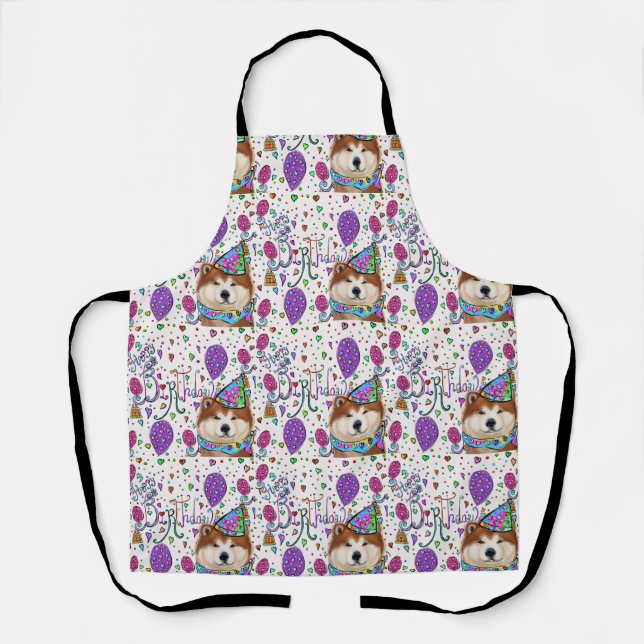 HAPPY BIRTHDAY SCHÜRZE (Vorderseite)