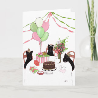 Happy Birthday Scotties Dogs Card von Bihrle Karte