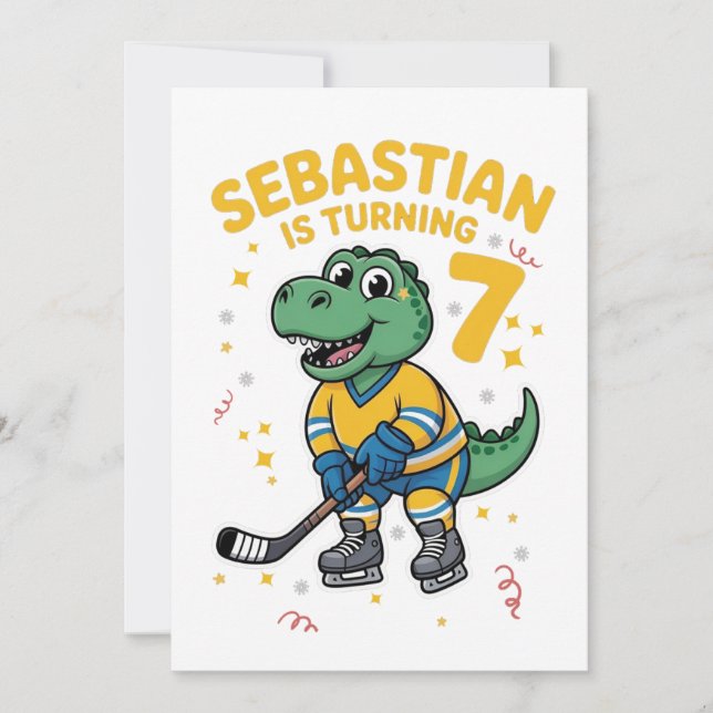 Happy Birthday Sebastian  Invitation Einladung (Vorderseite)
