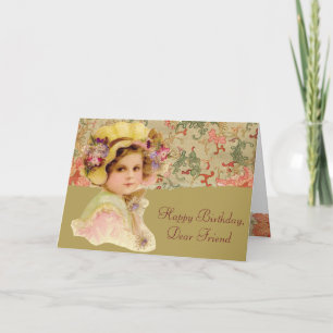 Happy Birthday, Sehr geehrte         FreundinGebur Karte