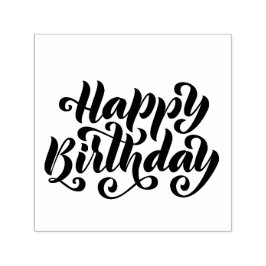 Happy Birthday Self Inking Rubber Briefmarke Permastempel