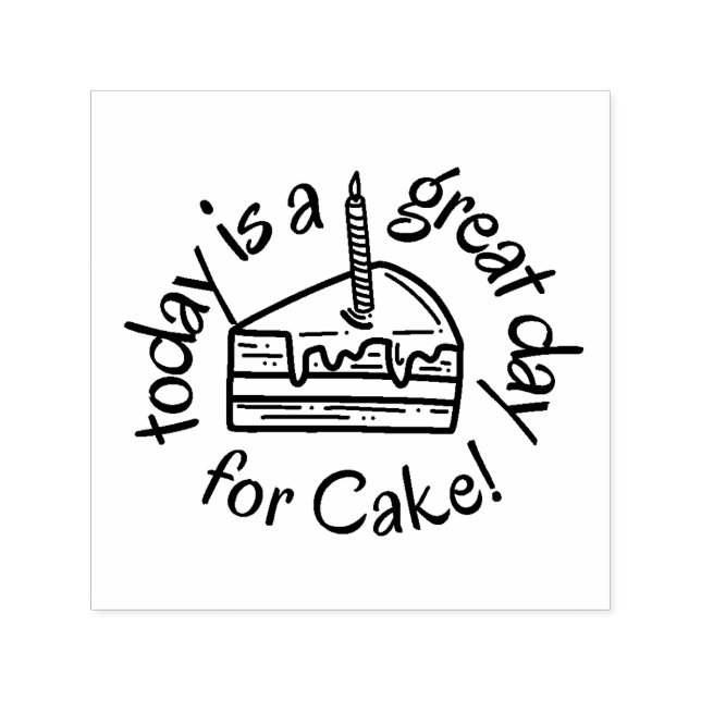 Happy Birthday Self Inking Rubber Briefmarke Permastempel (Design)