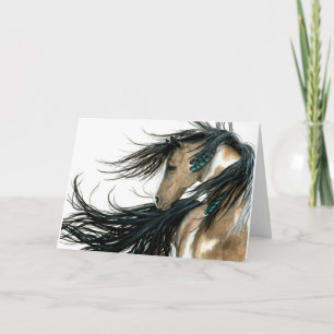 Happy Birthday Serenity Horses by AmyLyn Bihrle Karte