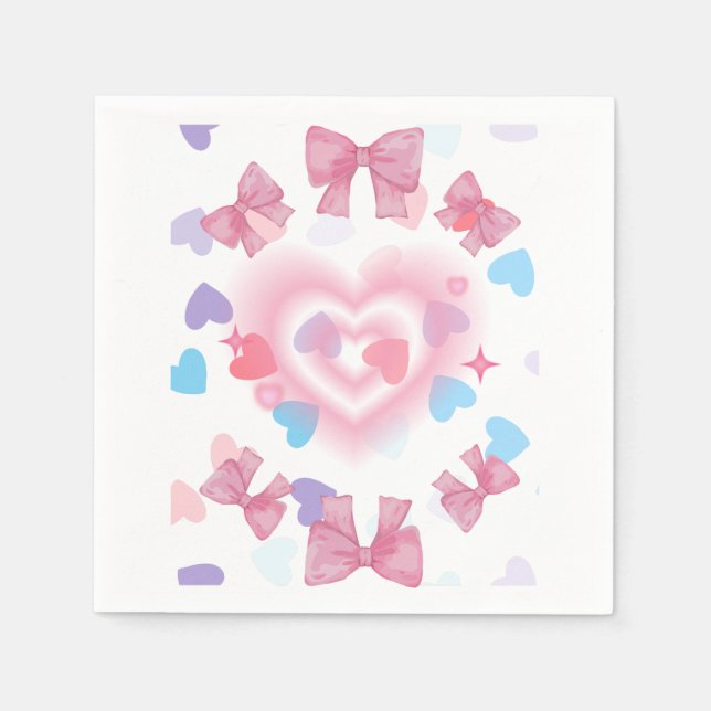 Happy Birthday  Serviette (Vorderseite)