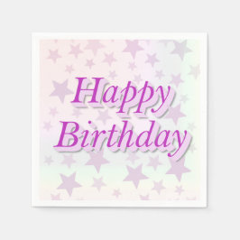 Happy Birthday!! Serviette