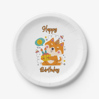 Happy Birthday Shiba Inu Paper Teller