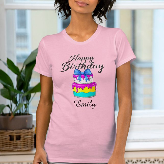 Happy birthday shirt cake, Personalized  (Von Creator hochgeladen)