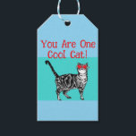 Happy Birthday Sie Cool Tabby Cat Mens Husband Geschenkanhänger<br><div class="desc">Sie haben Tabby Cat Design Cool. Diese schöne Karte würde jeden Liebhaber von Katzen Anzug machen. Entworfen aus einer meiner originalen Tintenstift-Zeichnungen. Das wird bestimmt Spaß machen!</div>