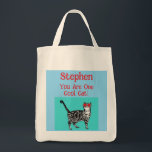 Happy Birthday Sie Cool Tabby Cat Mens Husband Tragetasche<br><div class="desc">Herzlichen Glückwunsch zum Geburtstag Sie Cool Tabby Cat Geburtstagskarte. Diese schöne Karte würde jeden Liebhaber von Katzen Anzug machen. Entworfen aus einer meiner originalen Tintenstift-Zeichnungen. Diese Karte wird sicher begeistert sein!</div>