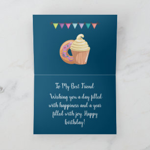 Happy Birthday Simple Card Geschenk für den besten Einladung