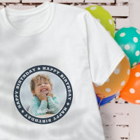 Happy Birthday Simple Modern Custom Foto