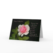 Happy Birthday Sis mit Rose Card